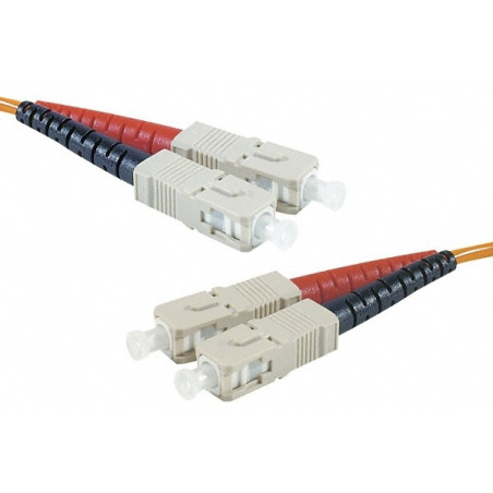 CABLE FIBRA DUPLEX MM. 50/125 SC-SC 10M OM3 AQUA