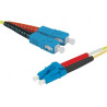 CABLE FIBRA DUPLEX MONOMODO 9 / 125 LC-SC 5Mts OS2