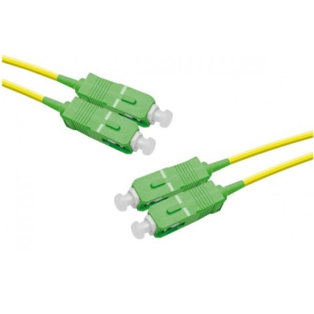 CABLE FIBRA DUPLEX MONO 9 / 125 SC-APC/SC-APC 5Mt