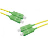 CABLE FIBRA DUPLEX MONO 9 / 125 SC-APC/SC-APC 5Mt
