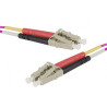 CABLE FIBRA DUPLEX MM. 50/125 LC-LC 3Mts OM4 VIOL