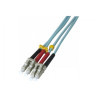 CABLE FIBRA DUPLEX MM. 50/125 LC-LC 15m OM3 AQU