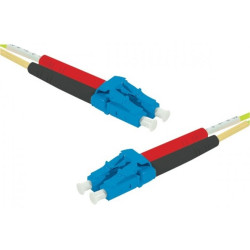CABLE FIBRA DUPLEX MONOMODO 9/125 LC-LC 0.5Mts OS2