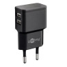 ALIMENTADOR USB-A 12W 5V 2.4A 2 TOMAS USB