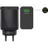 ALIMENTADOR USB-A 18W QC3.0 NEGRO