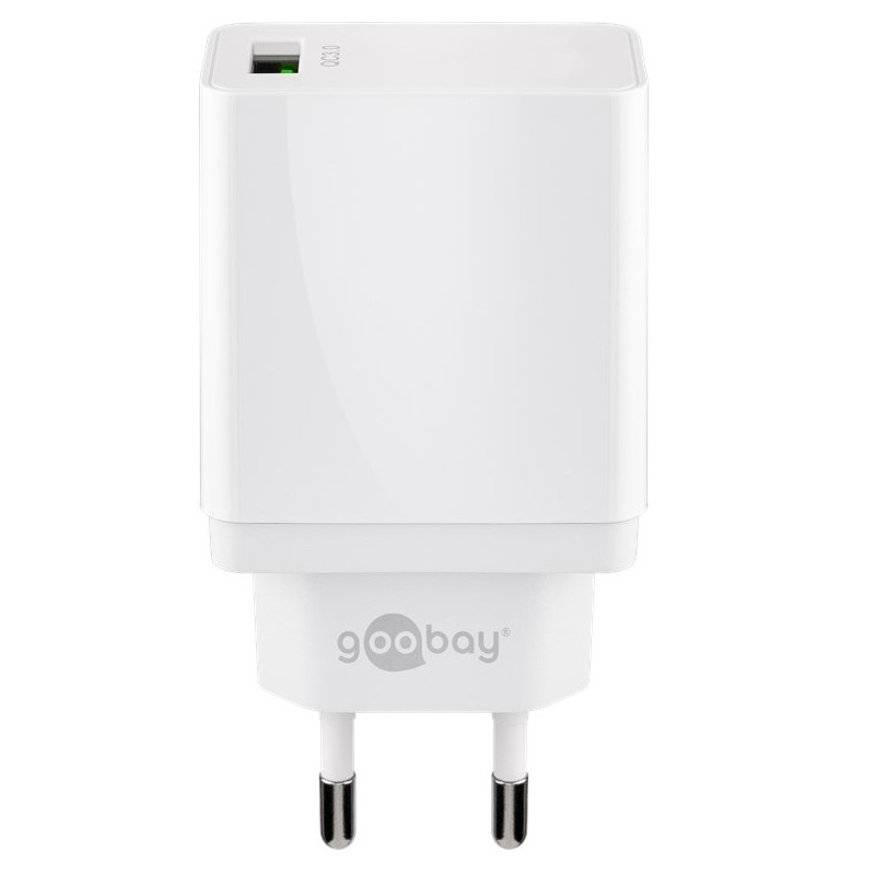 ALIMENTADOR USB-A 18W QC3.0 BLANCO