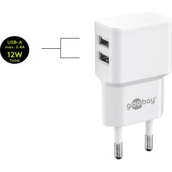 ALIMENTADOR USB-A 12W 5V 2.4A LIGHTNING + CABLE