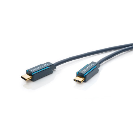 CABLE USB 3.1 USB-C (M) - (M) 1m HQ