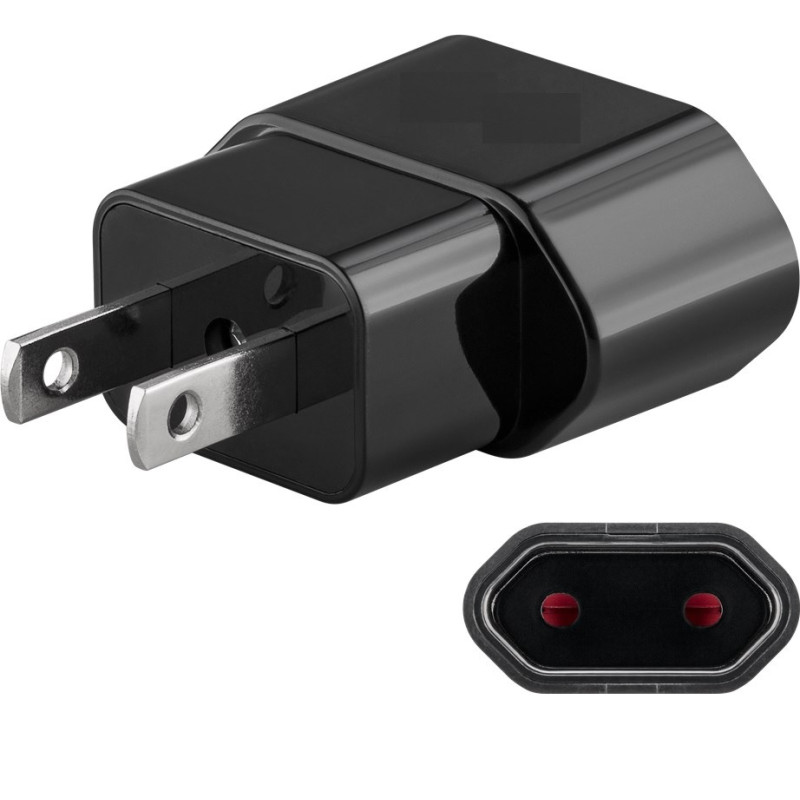 ADAPTADOR DE ALIMENTACION DIPOLAR (H)-USA (M)NEGRO