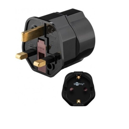 ADAPTADOR DE ALIMENTACION SCHUKO H - UK MACHO