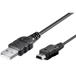CABLE USB 2.0 TIPO A(M)- USB B Mini 5 pin SINCRONI